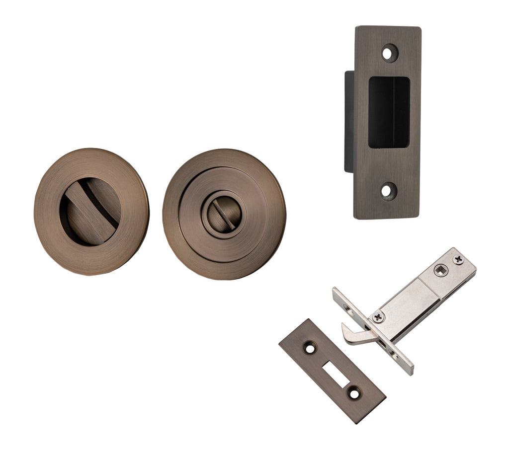 IVER ROUND SLIDING DOOR PULL KIT The Lock Shop