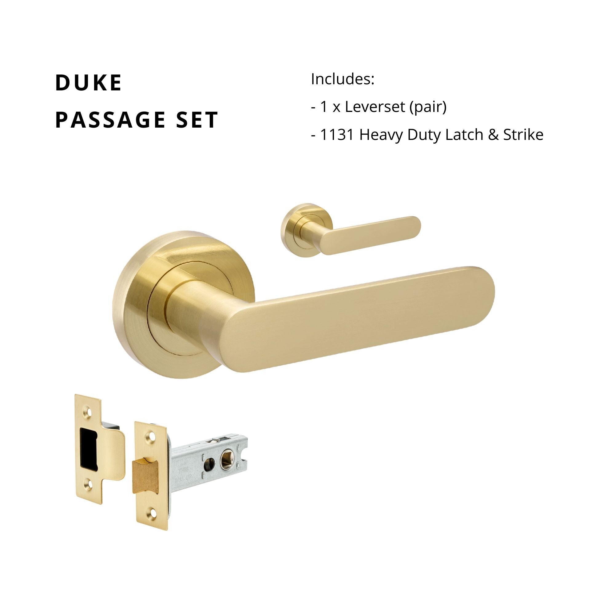 Duke Privacy Set ZANDA FUTURA LEVER SET - DUKE – The Lock Shop