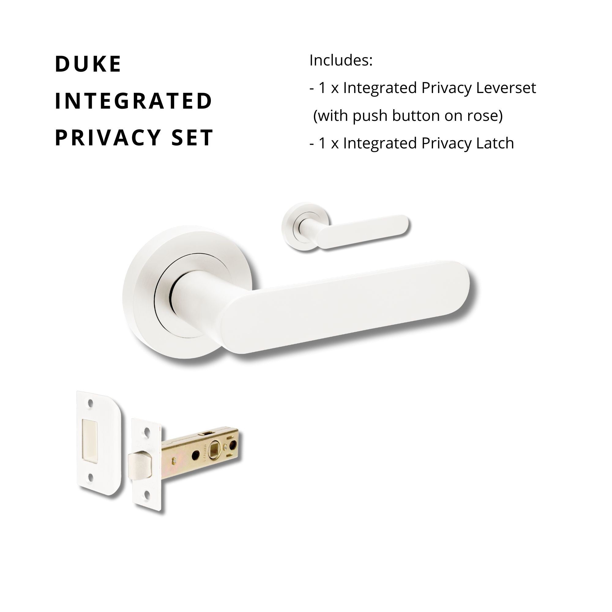 Duke Privacy Set ZANDA FUTURA LEVER SET - DUKE – The Lock Shop