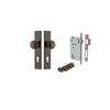 IVER DOOR LEVER CAMBRIDGE CHAMFERED BACKPLATE - KIT