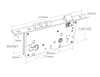 ZANDA EURO MORTICE LOCK - 85MM PITCH