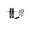 IVER DOOR LEVER COMO CHAMFERED BACKPLATE - KIT