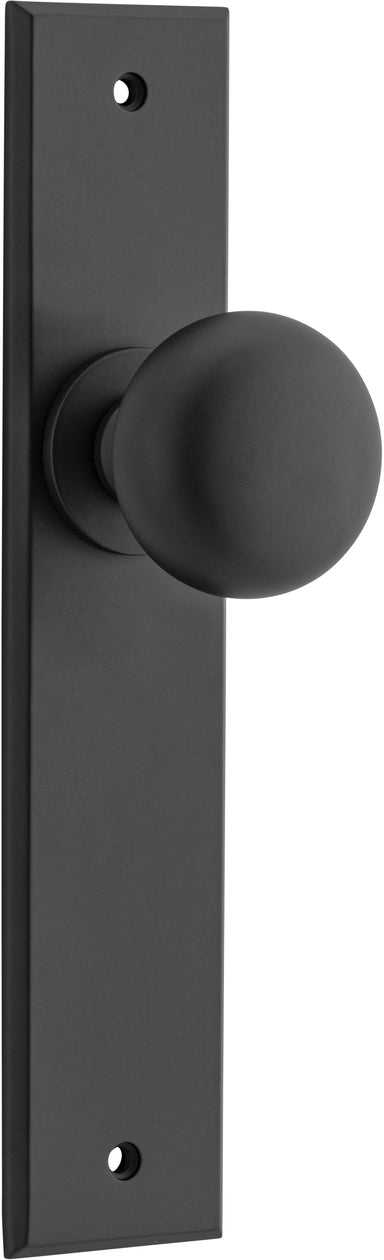 IVER CAMBRIDGE KNOB CHAMFERED BACKPLATE