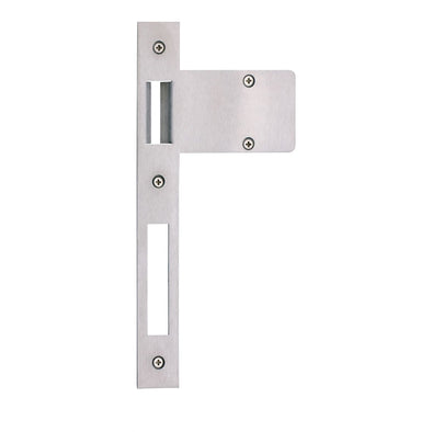 ROLLER DOOR STRIKE PLATE TO SUIT 775 SERIES MORTICE LOCK IN STAINLESS STEEL