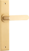 IVER DOOR LEVER BRONTE CHAMFERED BACKPLATE