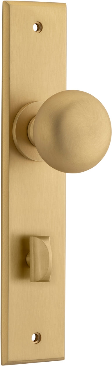 IVER DOOR LEVER CAMBRIDGE CHAMFERED BACKPLATE
