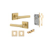 IVER HELSINKI LEVER SQUARE ROSE - KIT