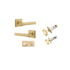 IVER HELSINKI LEVER SQUARE ROSE - KIT
