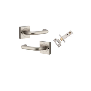 IVER DOOR LEVER OSLO SQUARE ROSE - KIT