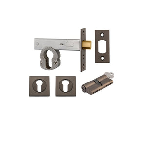 IVER 60MM EURO MORTICE DEADBOLT - SQUARE DEADBOLT KIT