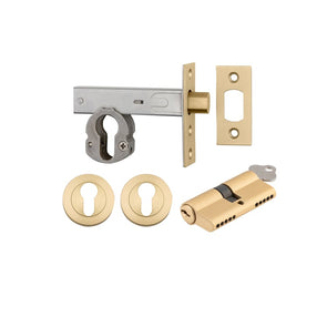 IVER 60MM EURO MORTICE DEADBOLT - ROUND DEADBOLT KIT