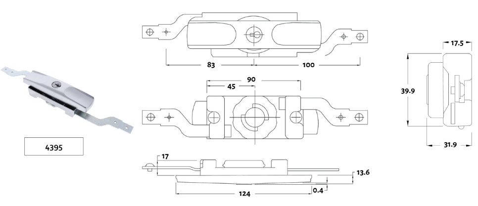 Buy LOCK FOCUS T-HANDLE KEYED TO 003 FIRE KEY Online – The Lock Shop