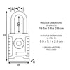 MASTER LOCK® BLUETOOTH OUTDOOR PADLOCK (ENTERPRISE)