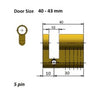 MARDECO 'M' SERIES EURO CYLINDER FOR 8104 EURO LOCK