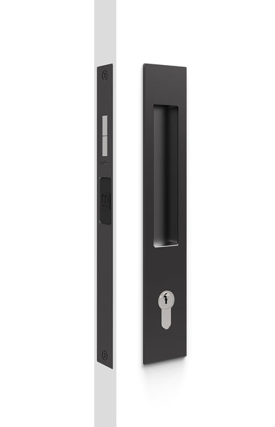 MARDECO 'M' SERIES CAVITY SLIDING DOOR SET - FLUSH PULL EURO LOCK