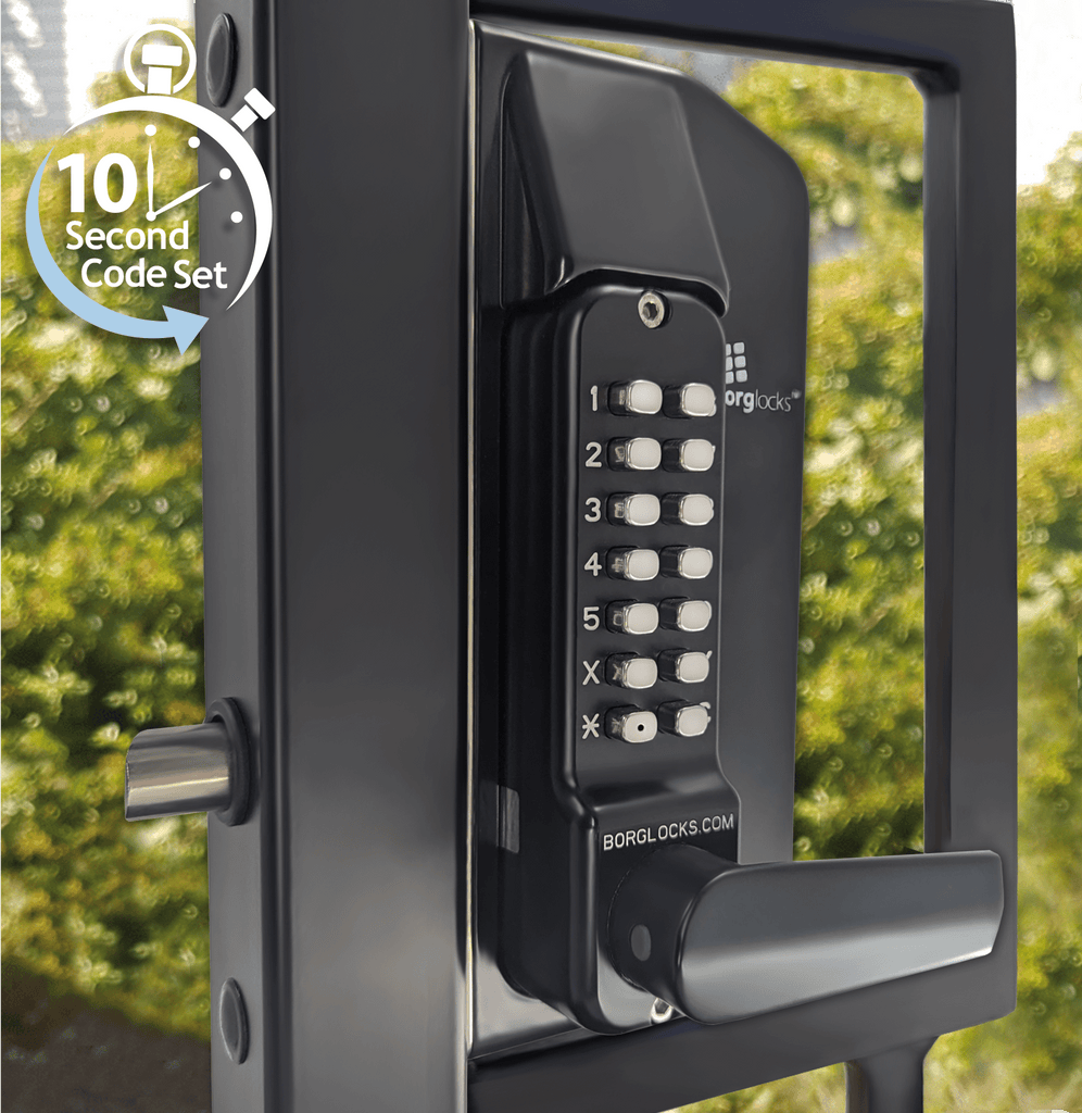 BORG 3430 MECHANICAL DIGITAL GATE LOCK W/ANTI CLIMB CASE - B2B KEYPADS ...
