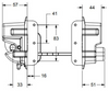 TRIO NO-DRILL GRAVITY LATCH (DPG300)