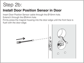 GAINSBOROUGH FREESTYLE TRILOCK DOOR POSITION SENSOR