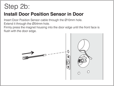 GAINSBOROUGH FREESTYLE TRILOCK DOOR POSITION SENSOR