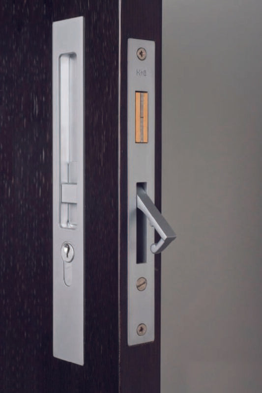 HALLIDAY + BAILLIE 55mm BACKSET SLIDING LOCK WITH BUILT IN FINGER PULL - HB638 SERIES