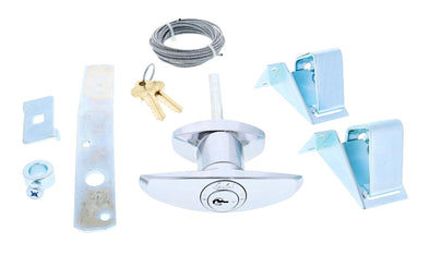LENLOK TILT A DOOR KIT C4 - INCLUDES T-HANDLE, WIRE, TABS AND FIXINGS