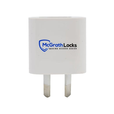 MCGRATH WALL ADAPTOR 240v 2-USB PORTS TO SUIT GATEWAYS