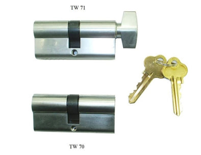 TRADEWORKS EURO CYLINDER KEY/KEY 5 PIN