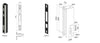 ADJUSTABLE STRIKE FOR LOCKWOOD PINNACLE SLIDING DOOR LOCK