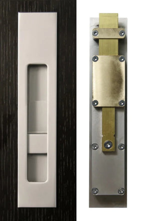 HALLIDAY + BAILLIE FLUSH BOLT (FLAT THROW) FOR ALUMNIUM SLIDING DOORS - HB1810