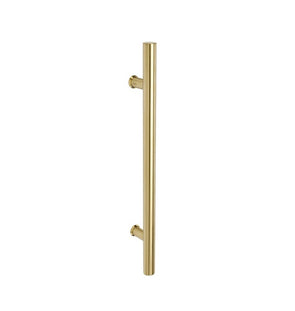 ROUND PULL HANDLE - SATIN BRASS