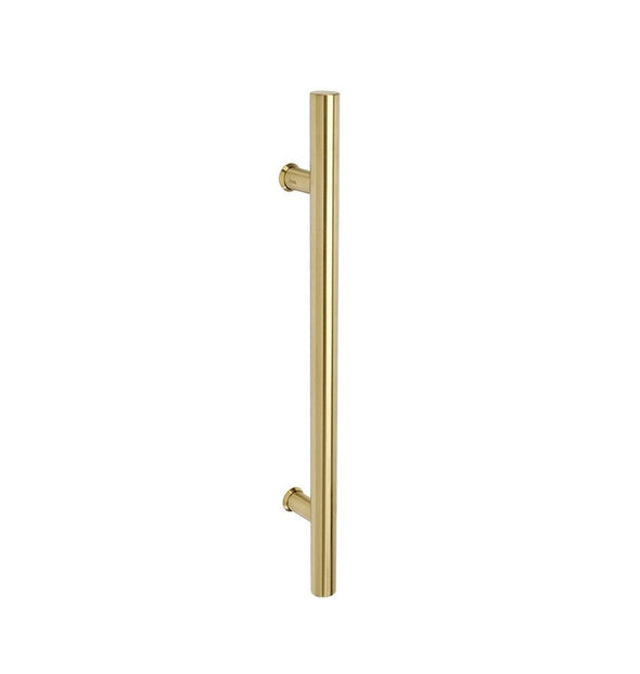 ROUND PULL HANDLE - SATIN BRASS