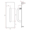 STAINLESS STEEL PULL HANDLE PLATES