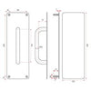 STAINLESS STEEL PUSH/PULL PLATE SETS