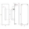 STAINLESS STEEL PUSH/PULL PLATE SETS