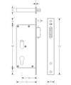 HALLIDAY + BAILLIE KEY SLIDING DOOR LOCK SYSTEM - HB630 SERIES