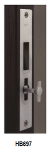 HALLIDAY + BAILLIE 250mm LENGTH SLIDING DOOR PRIVACY LOCK - HB695 SERIES