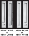 HALLIDAY + BAILLIE D OFFSET FLUSH PULL LOCK FOR HINGE AND PIVOT DOORS - HB1650D SERIES