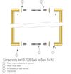 HALLIDAY + BAILLIE BRASS FIXING KITS - HB2330 SERIES