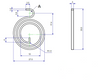 INTERNAL COIL SPRING FOR LEVER DOOR HANDLES