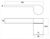 LOCKWOOD ROBERT WATSON ROSELESS DOOR FURNITURE (MTO)