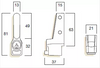 WHITCO CYL4 SLIDING WINDOW PUSH LOCK