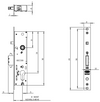 LOCKWOOD OPTIMUM SLIDING DOOR MORTICE LOCK ONLY