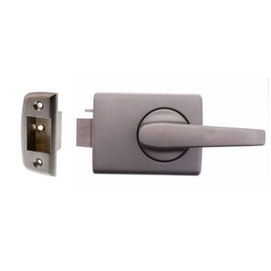 LOCKWOOD 002-4 LEVER DEADLATCH (OPEN OUT) SATIN CHROME