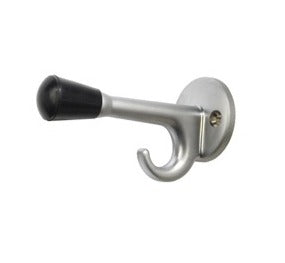 METLAM 102 COAT HOOK WITH BUMPER - SCREW FIX