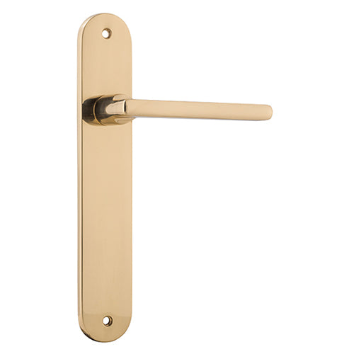 IVER DOOR LEVER BALTIMORE OVAL BACKPLATE