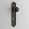 IVER CAMBRIDGE DOOR KNOB OVAL BACKPLATE