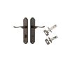 IVER DOOR LEVER STIRLING SHOULDERED BACKPLATE - KIT