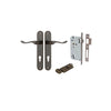 IVER DOOR LEVER STIRLING SHOULDERED BACKPLATE - KIT