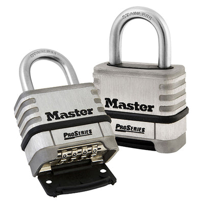 MASTER PROSERIES STAINLESS STEEL COMBINATION PADLOCK 1174D
