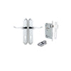 IVER DOOR LEVER STIRLING SHOULDERED BACKPLATE - KIT